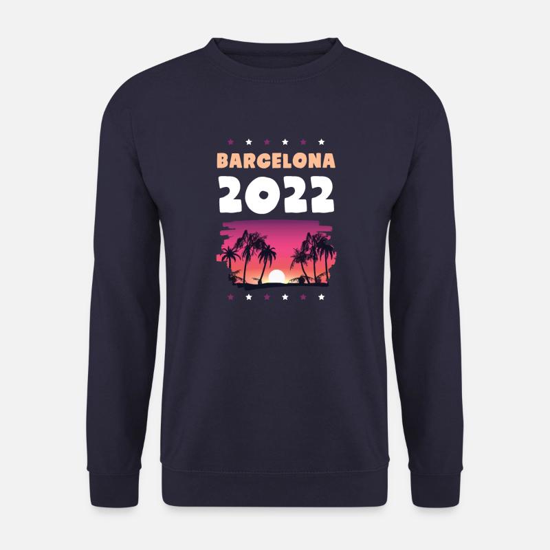 Barcelona 2022 - Unisex Pullover - Navy