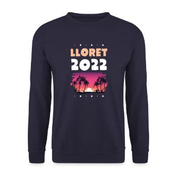 Lloret De Mar 2022 - Unisex Pullover - Navy - Vorne - Alina (178cm) & Michal (187cm)
