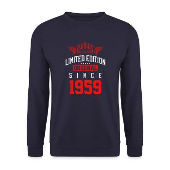 Édition limitée 1959 - Sweat-shirt Unisexe - marine - Devant - Alina (178cm) & Michal (187cm)