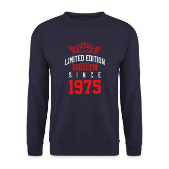 Édition limitée 1975 - Sweat-shirt Unisexe - marine - Devant - Alina (178cm) & Michal (187cm)