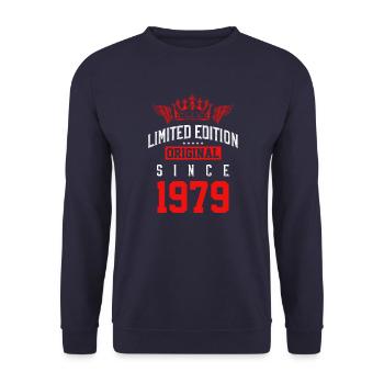 1979 limited edition - Unisex Pullover - Navy - Vorne - Alina (178cm) & Michal (187cm)