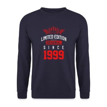 Édition limitée 1999 - Sweat-shirt Unisexe - marine - Devant - Alina (178cm) & Michal (187cm)