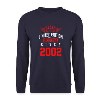 Édition limitée 2002 - Sweat-shirt Unisexe - marine - Devant - Alina (178cm) & Michal (187cm)