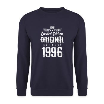 1996 limited edition - Unisex Sweatshirt - navy - Front - Alina (178cm) & Michal (187cm)