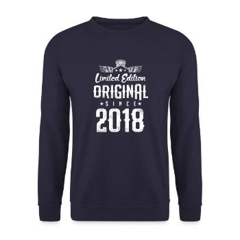 Édition limitée 2018 - Sweat-shirt Unisexe - marine - Devant - Alina (178cm) & Michal (187cm)