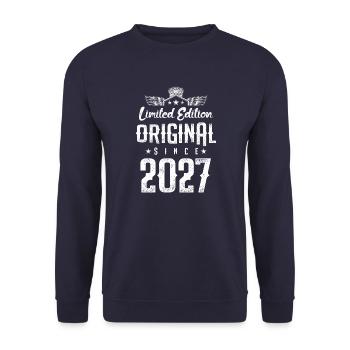 Édition limitée 2027 - Sweat-shirt Unisexe - marine - Devant - Alina (178cm) & Michal (187cm)
