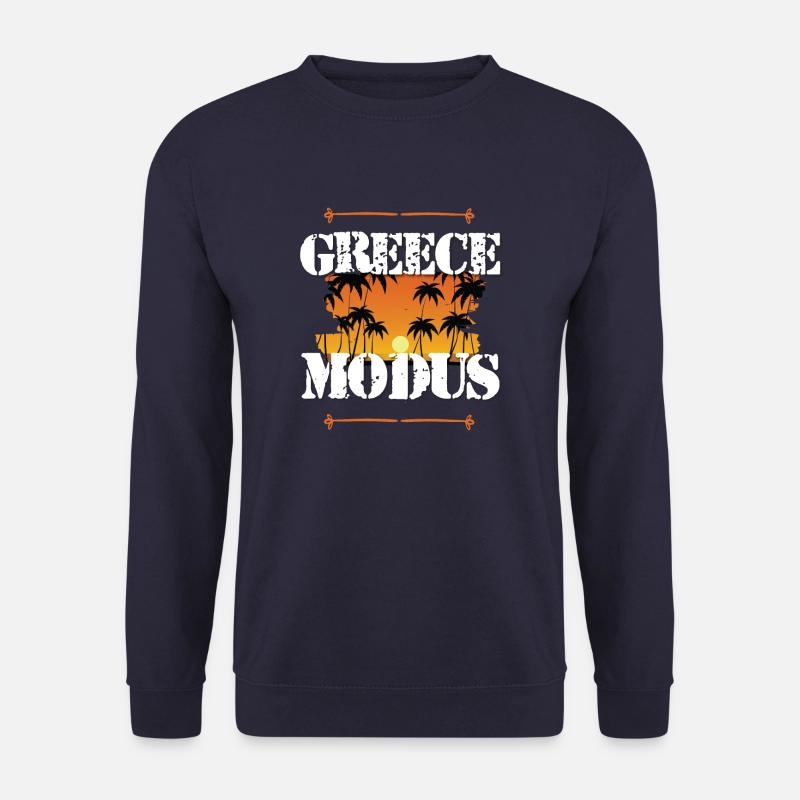 Greece Modus - Unisex Pullover - Navy