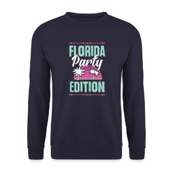Édition Florida Party - Sweat-shirt Unisexe - marine - Devant - Alina (178cm) & Michal (187cm)
