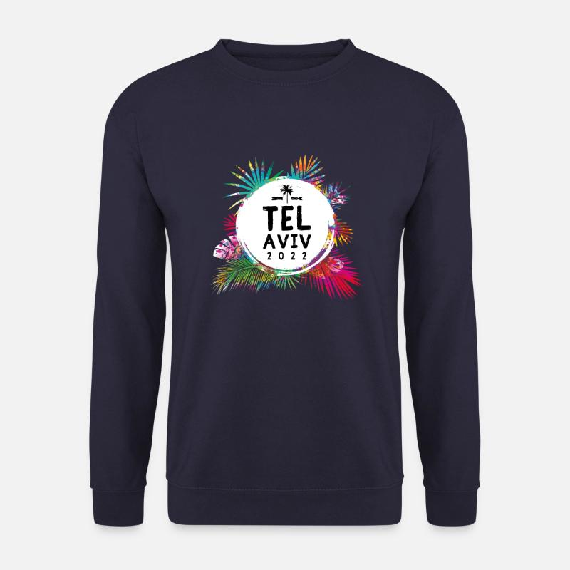 Tel Aviv 2022 Bunt - Unisex Pullover - Navy