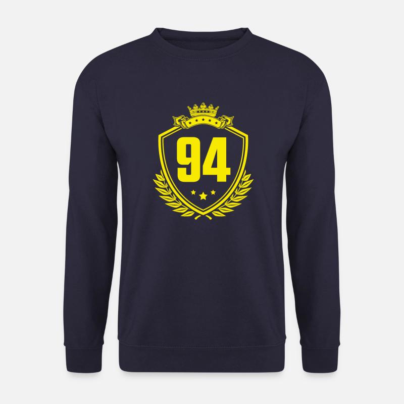 94 Zahl Wappen - Unisex Pullover - Navy