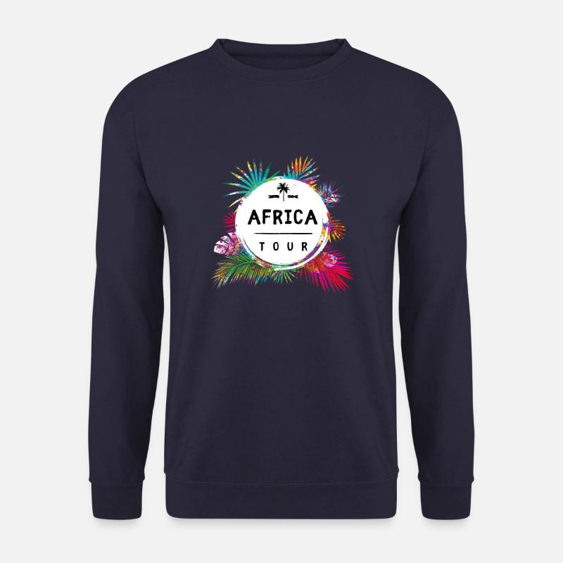 Afrika Tour Bunt - Unisex Pullover - Navy