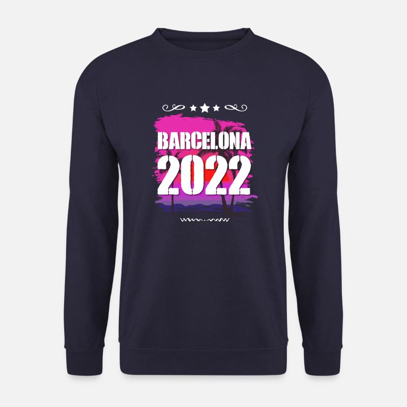 Barcelona 2022 - Unisex Pullover - Navy