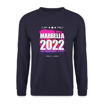 Marbella 2022 - Unisex Pullover - Navy - Vorne - Alina (178cm) & Michal (187cm)