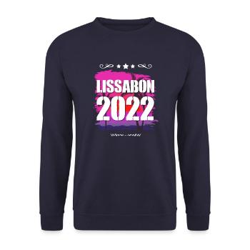 Lissabon 2022 - Unisex Pullover - Navy - Vorne - Alina (178cm) & Michal (187cm)
