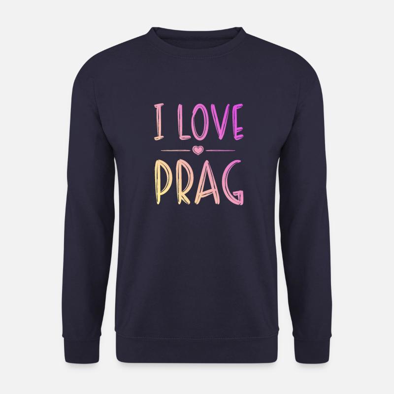 I Love Prag - Unisex Pullover - Navy