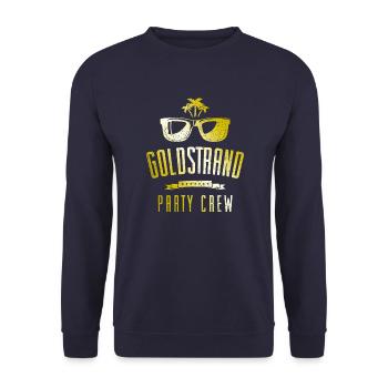 Équipe de fête Golden Sands - Sweat-shirt Unisexe - marine - Devant - Alina (178cm) & Michal (187cm)