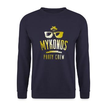 Équipage de mykonos - Sweat-shirt Unisexe - marine - Devant - Alina (178cm) & Michal (187cm)