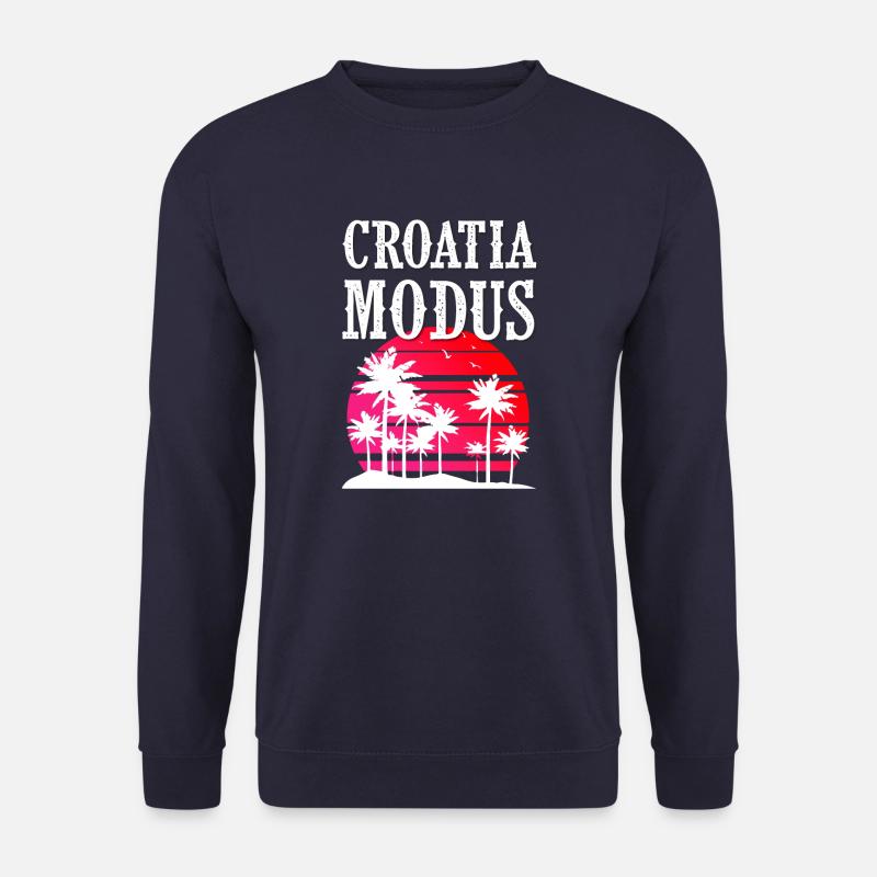 Croatia Modus - Unisex Pullover - Navy