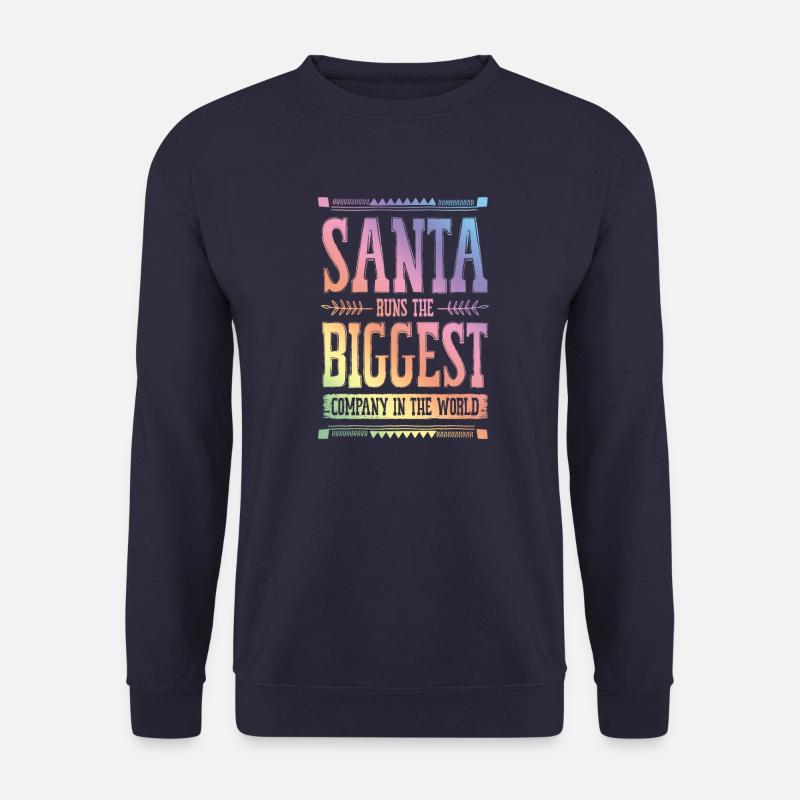 Santa Christmas - Unisex Pullover - Navy