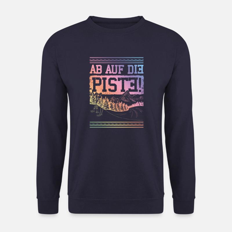 ab auf die piste - Unisex Pullover - Navy