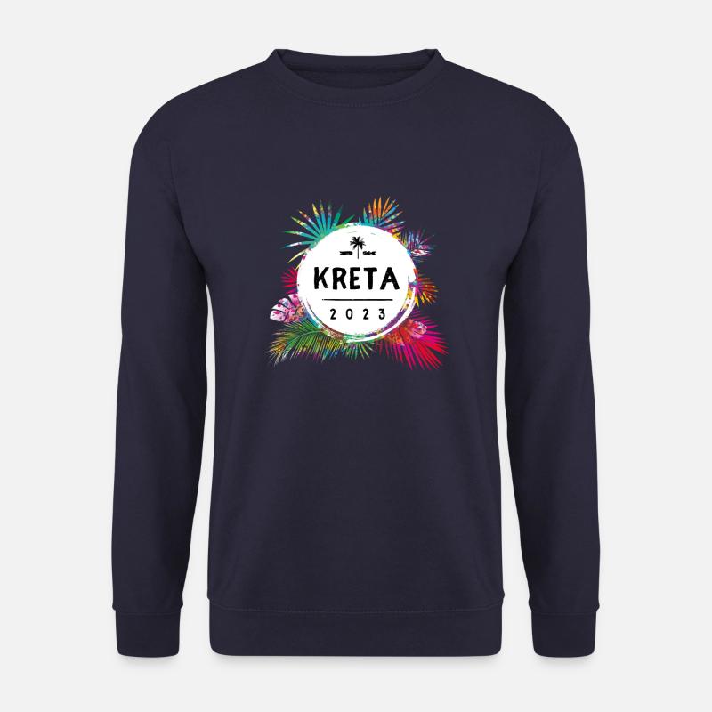 Kreta 2023 Bunt - Unisex Pullover - Navy