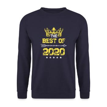 2020 best of birthday - Unisex Sweatshirt - navy - Front - Alina (178cm) & Michal (187cm)