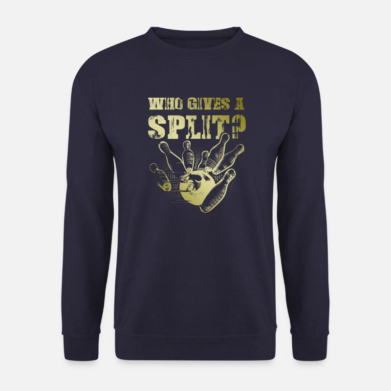 Bowling Split - Unisex Sweatshirt - navy