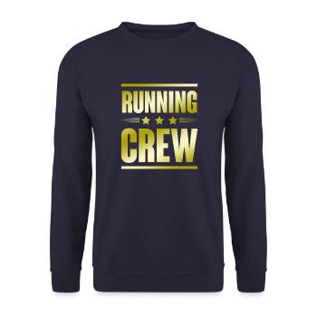 Équipe de Course - Sweat-shirt Unisexe - marine - Devant - Alina (178cm) & Michal (187cm)