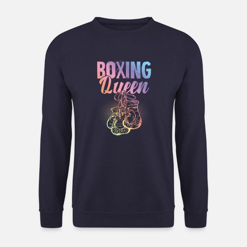 Boxing Queen - Unisex Pullover - Navy