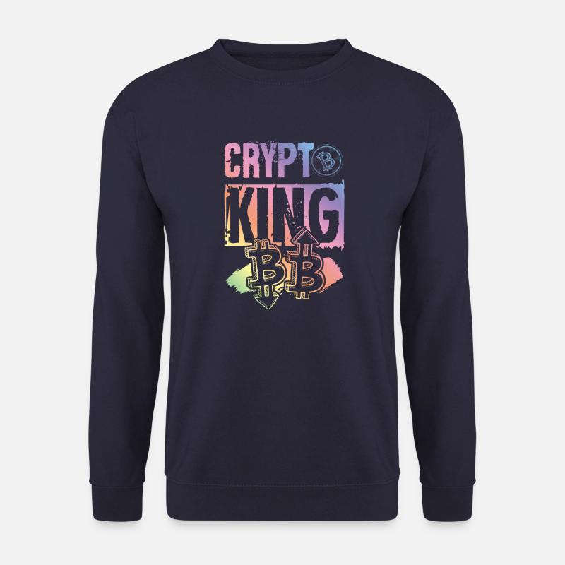 Crypto King - Unisex Pullover - Navy