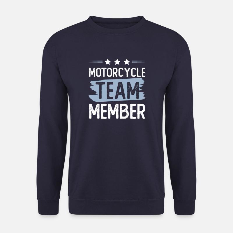 Motorcycle Team - Unisex Sweatshirt - navy