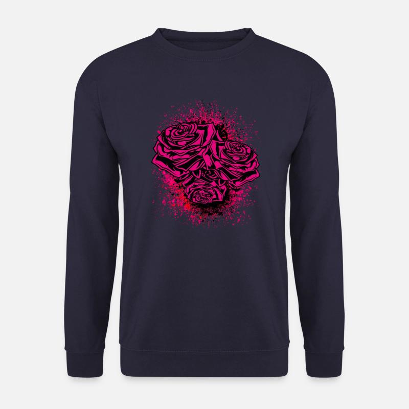 Rosen Illustration - Unisex Pullover - Navy