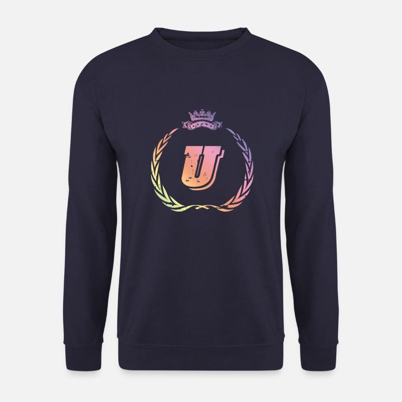 U Buchstabe Kranz - Unisex Pullover - Navy