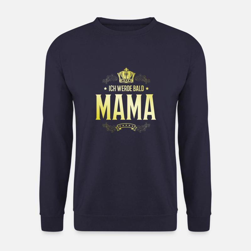 Ich werde Bald Mama - Unisex Pullover - Navy