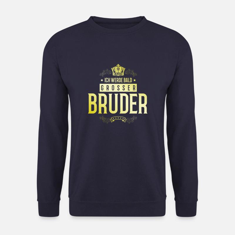 Ich werde Bald Bruder - Unisex Pullover - Navy
