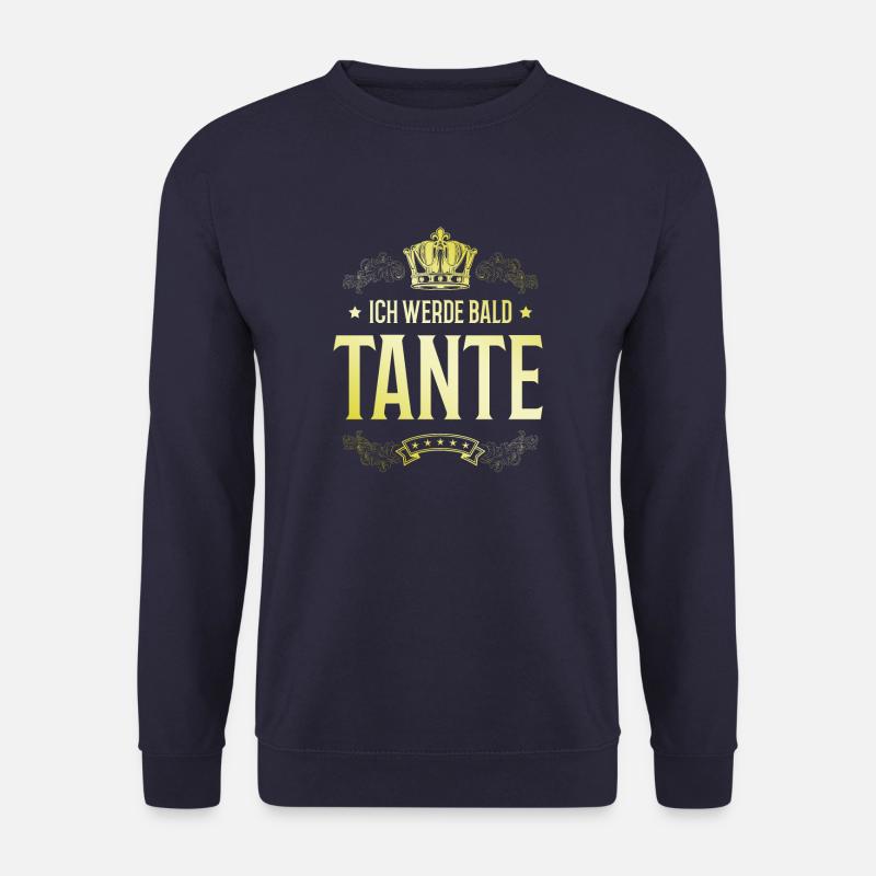 Ich werde Bald Tante - Unisex Pullover - Navy