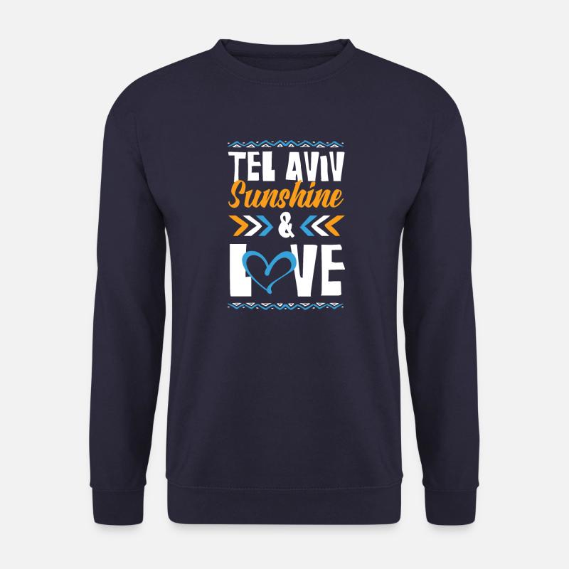 Tel Aviv Love - Unisex Pullover - Navy