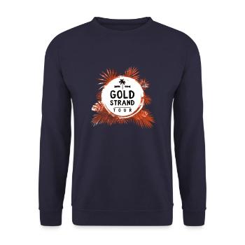 Golden Sands Tour coloré - Sweat-shirt Unisexe - marine - Devant - Alina (178cm) & Michal (187cm)