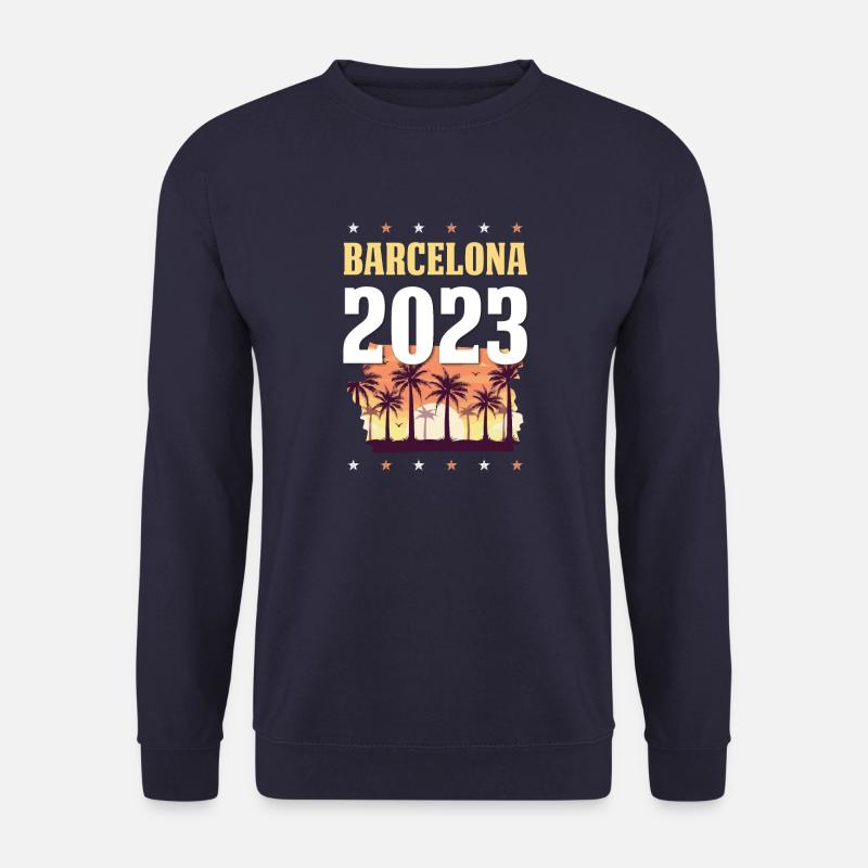 Barcelone 2023 - Sweat-shirt Unisexe - marine