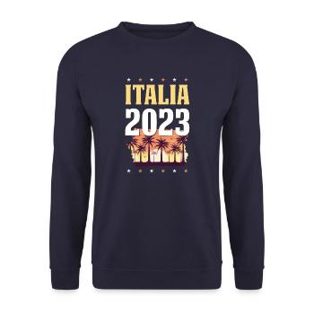 Italie 2023 - Sweat-shirt Unisexe - marine - Devant - Alina (178cm) & Michal (187cm)