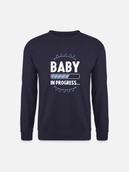 Bébé en cours - Sweat-shirt Unisexe - marine