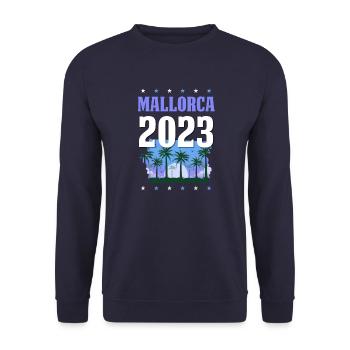 Majorque 2023 - Sweat-shirt Unisexe - marine - Devant - Alina (178cm) & Michal (187cm)