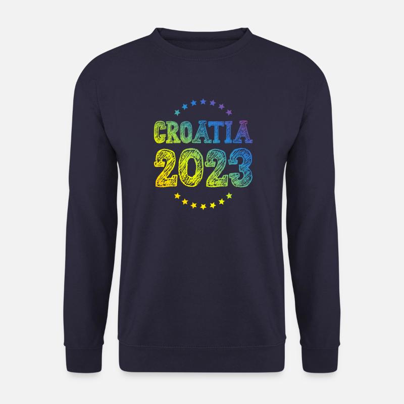 Croatia 2023 - Unisex Pullover - Navy