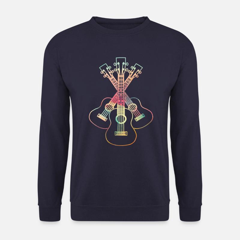 Ukulele lineart - Unisex Pullover - Navy