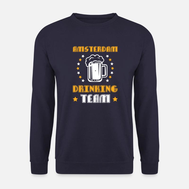 Amsterdam Drinking Team - Unisex Pullover - Navy