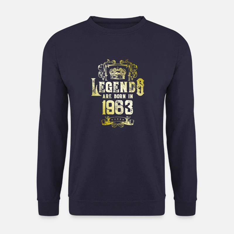 1963 Legends Birthday - Unisex Sweatshirt - navy