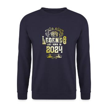 Anniversaire des légendes 2024 - Sweat-shirt Unisexe - marine - Devant - Alina (178cm) & Michal (187cm)