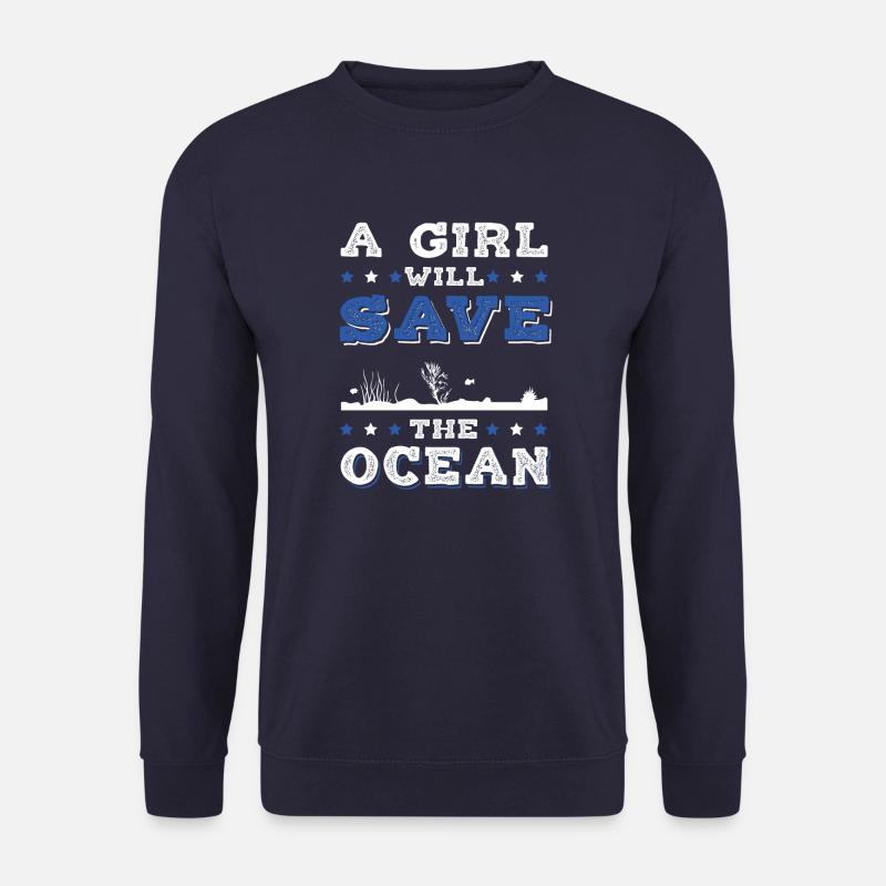 Ocean Save the Ocean - Unisex Sweatshirt - navy