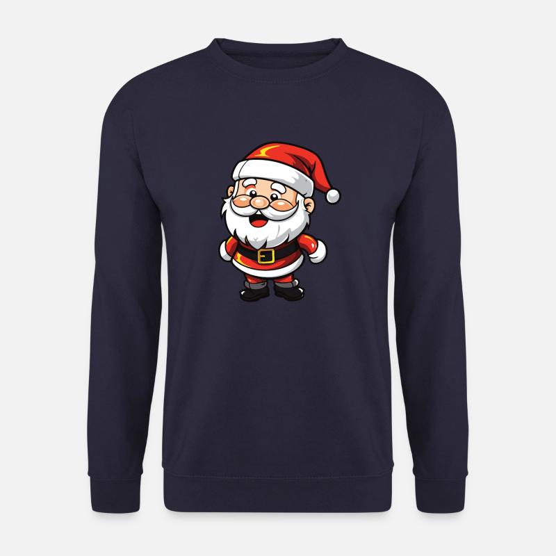 Weihnachtsmann Comic - Unisex Pullover - Navy