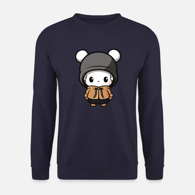 Mouse Winter Comic Cute - Unisex Sweatshirt - navy
